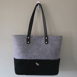 Emma Fox Modern Contemporary Ivy League Academia Office Caspian Felt Tote Bag